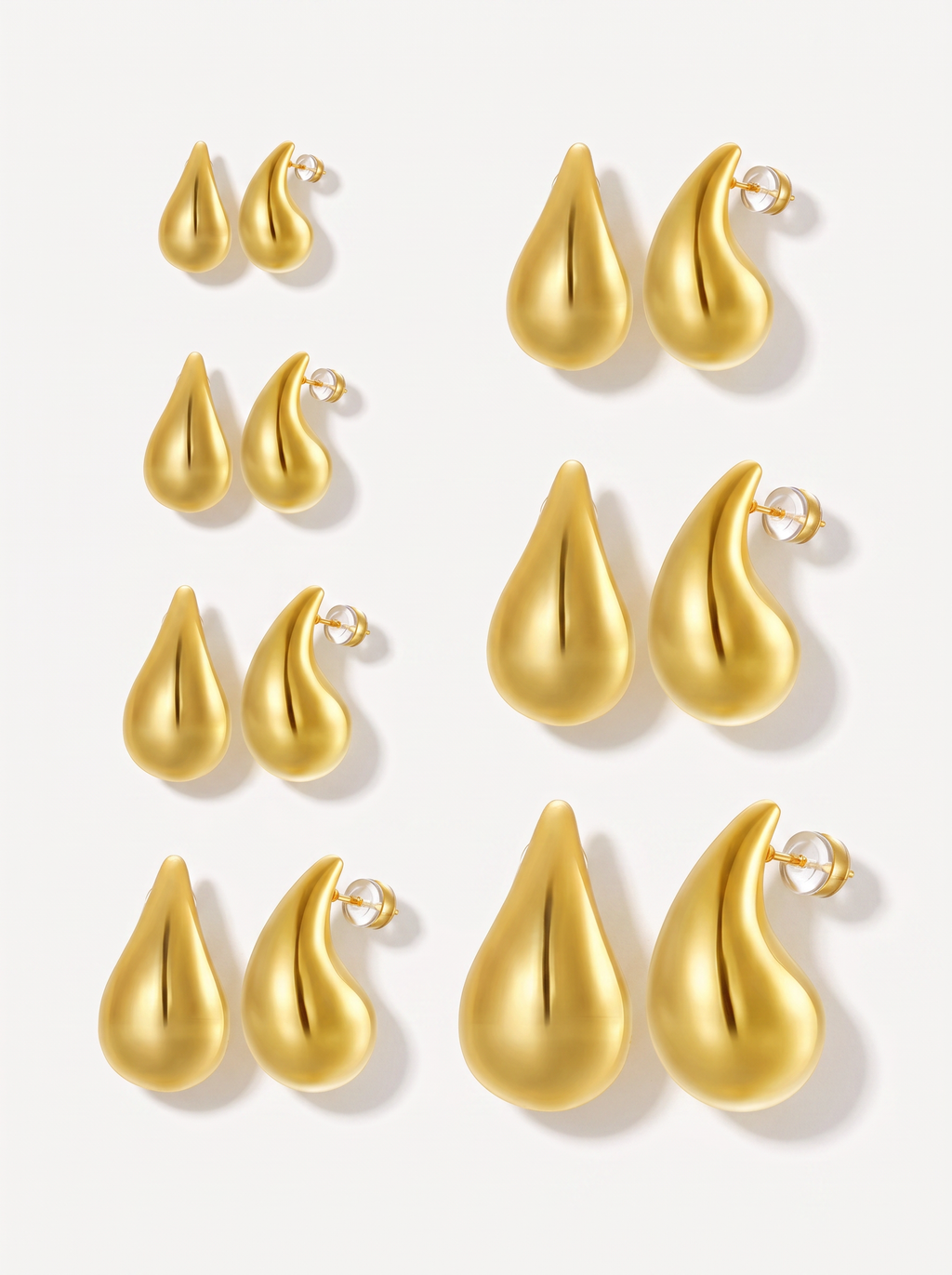 Lune — 18K Teardrop Earrings