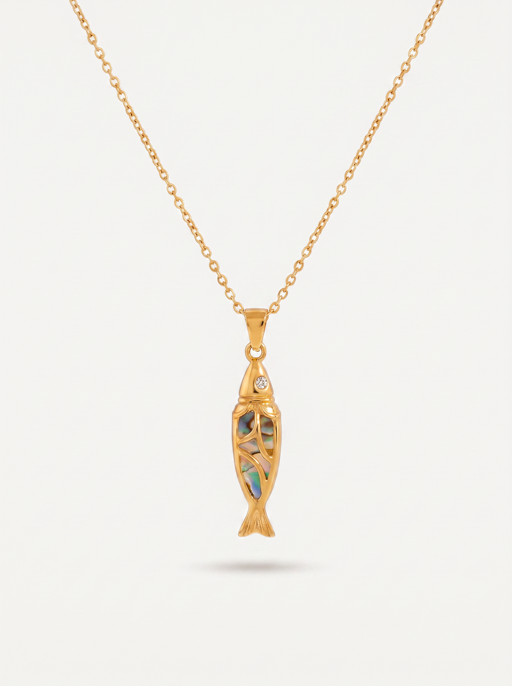 Nacelle — 18K Abalone Shell Pendant Necklace
