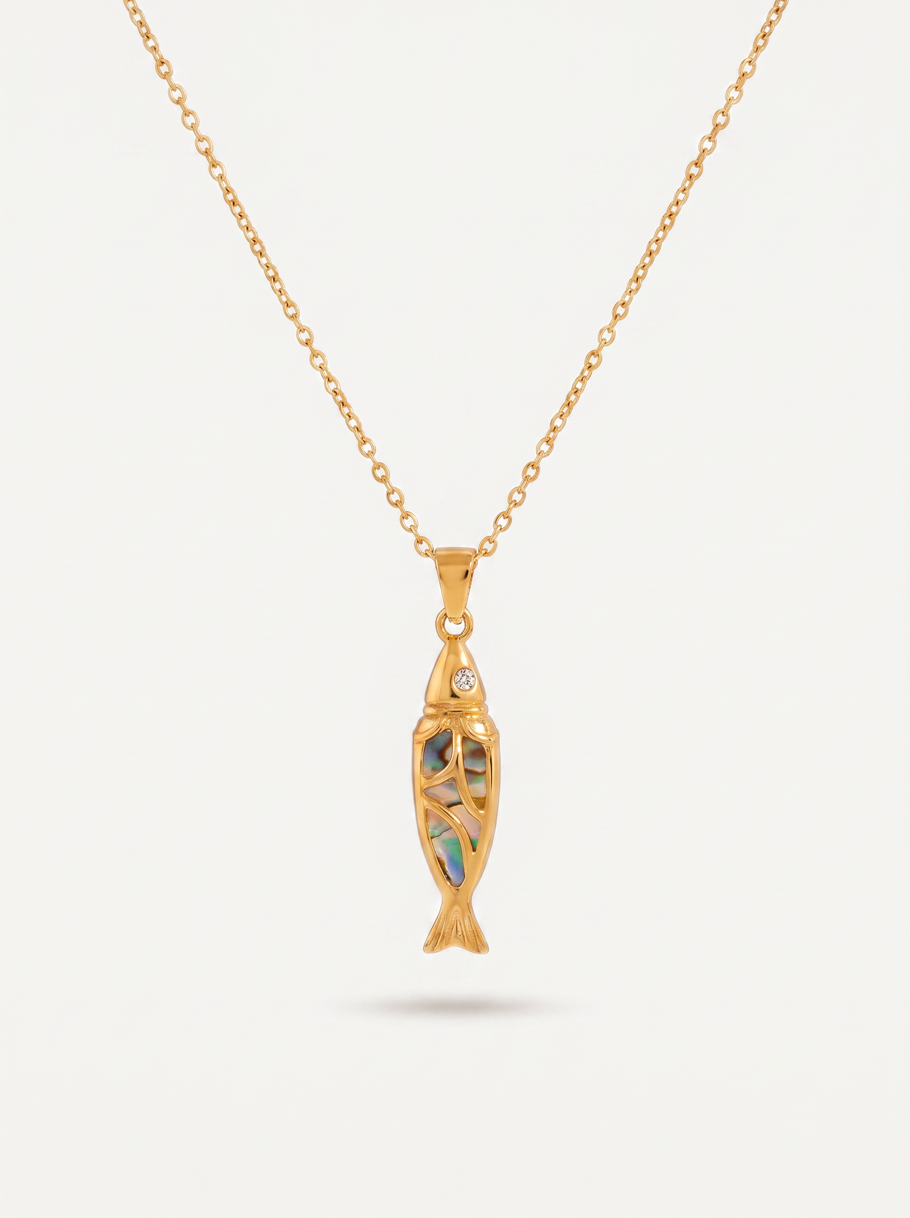 Nacelle — 18K Abalone Shell Pendant Necklace
