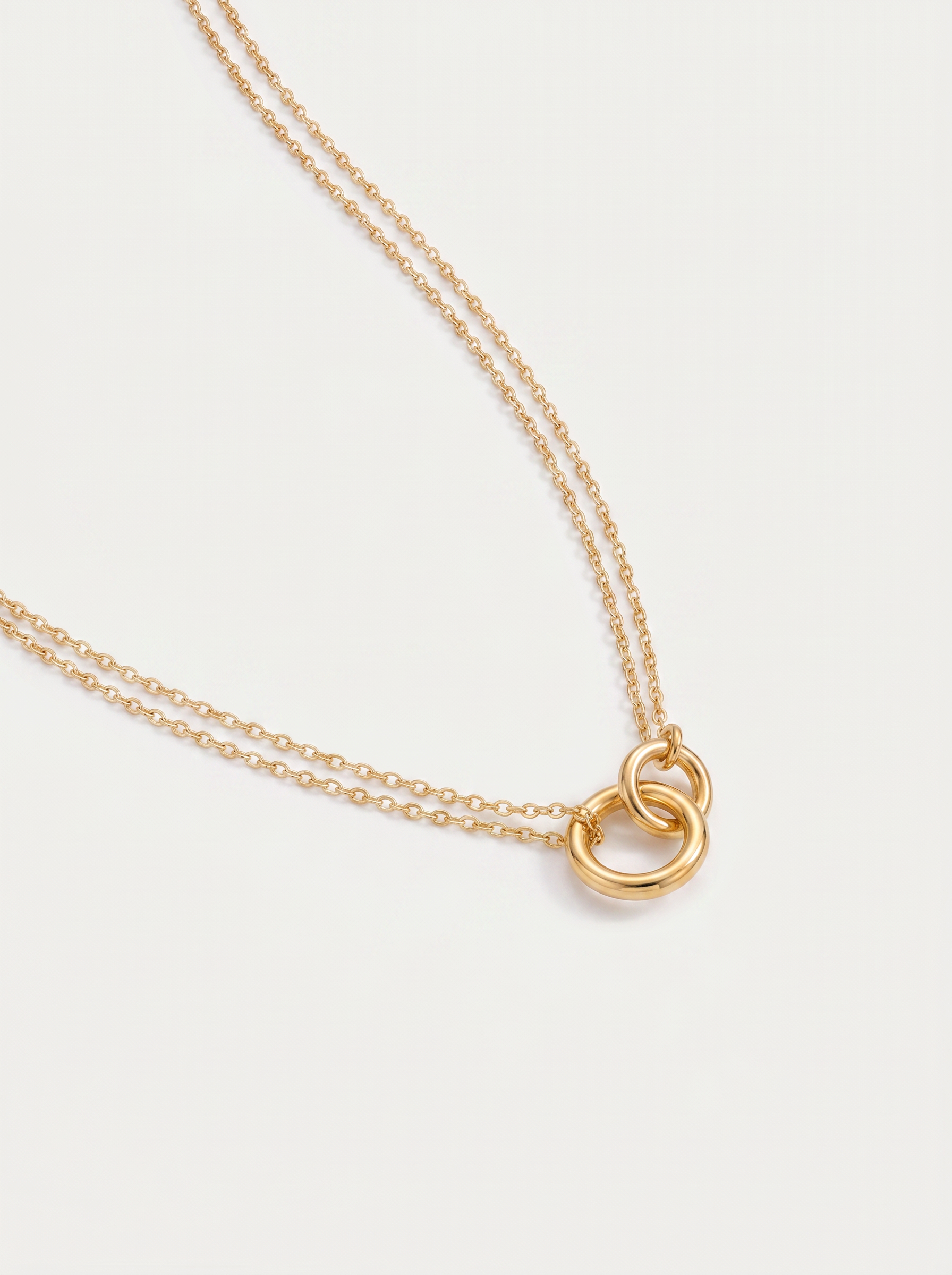 Halo — 18K Gold Pendant Necklace