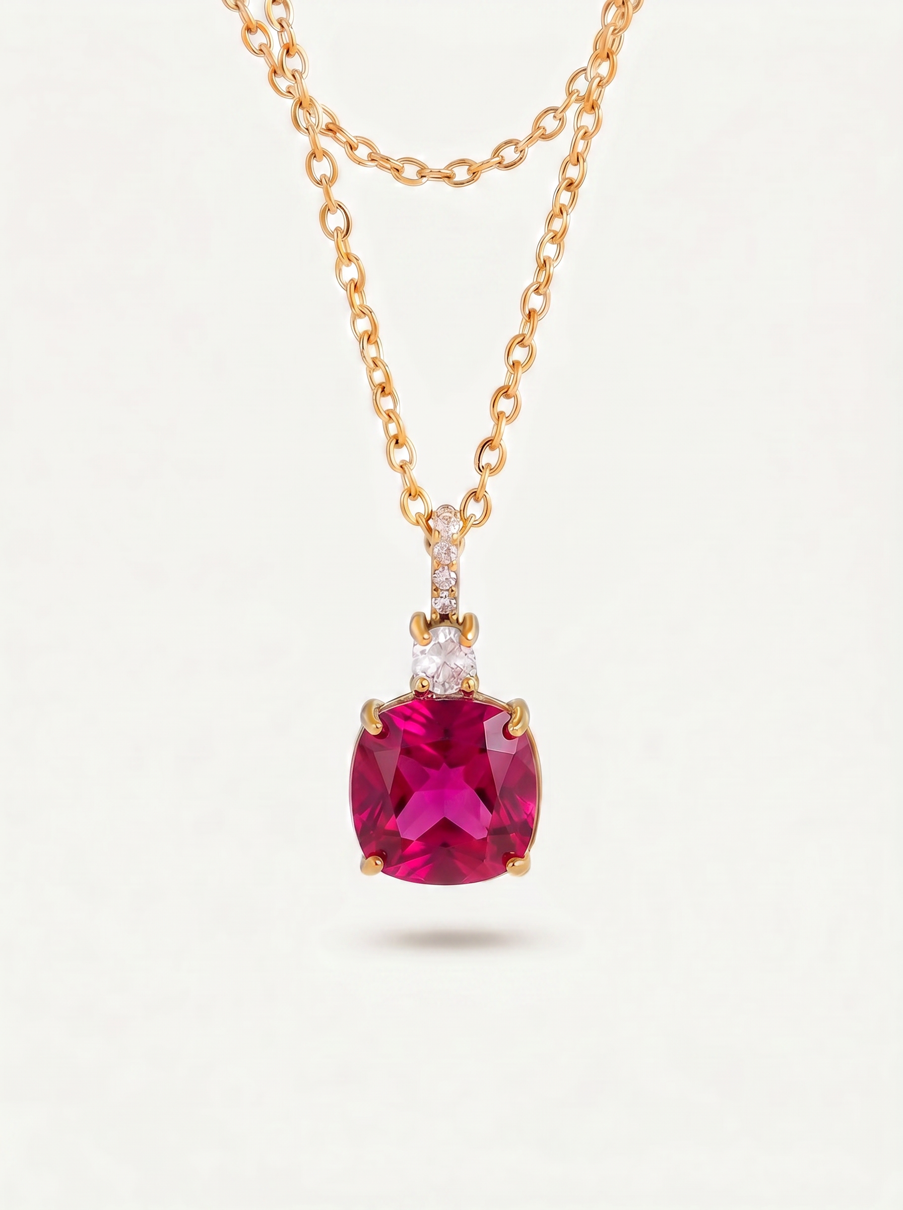 Prisma — 18K Coloured Zirconia Pendant Necklace