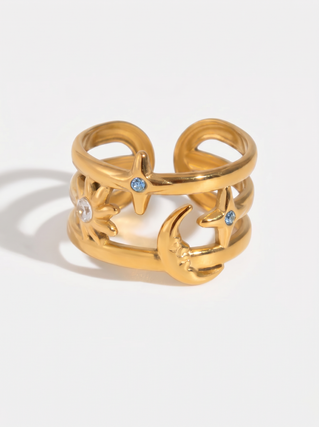 Vega — 18K Ocean Ring Collection
