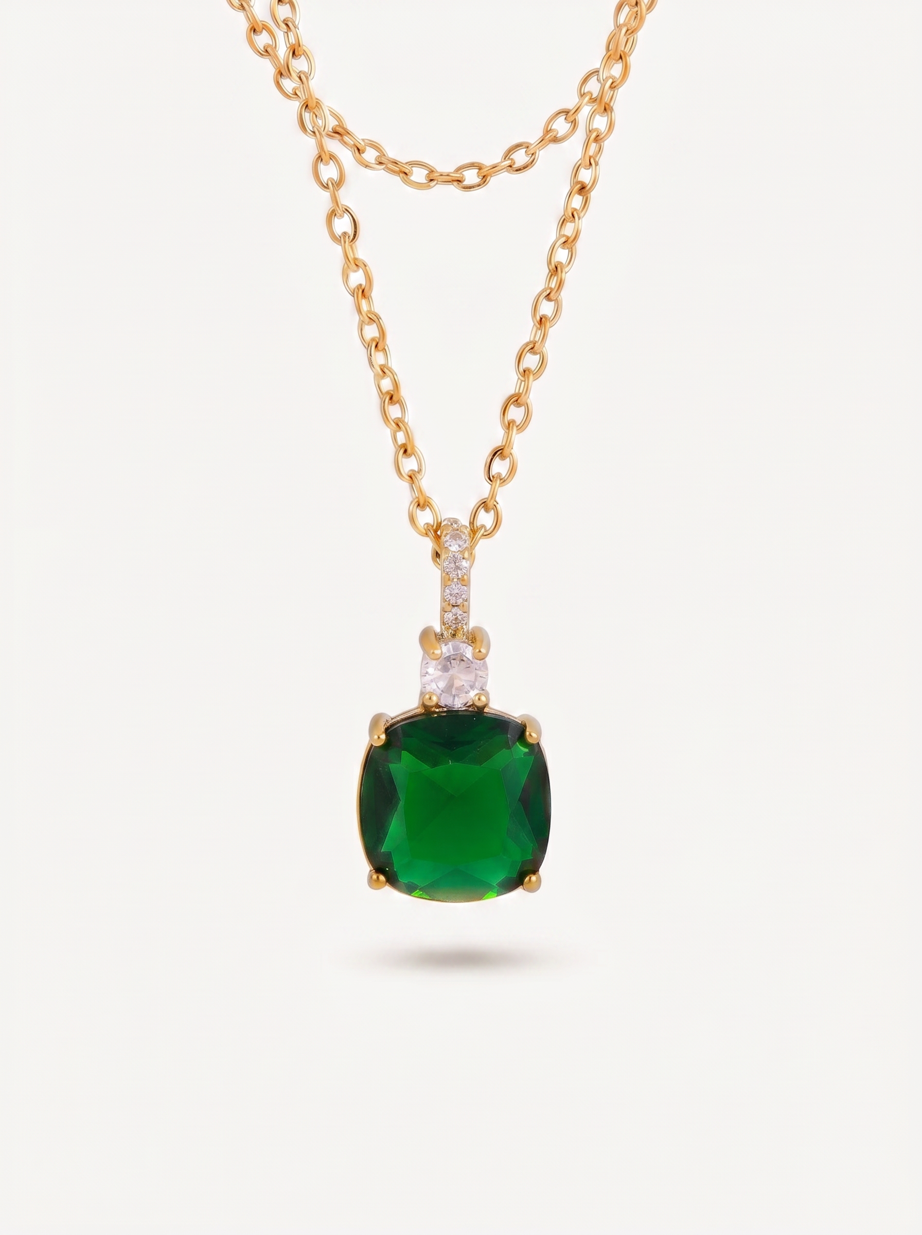 Prisma — 18K Coloured Zirconia Pendant Necklace