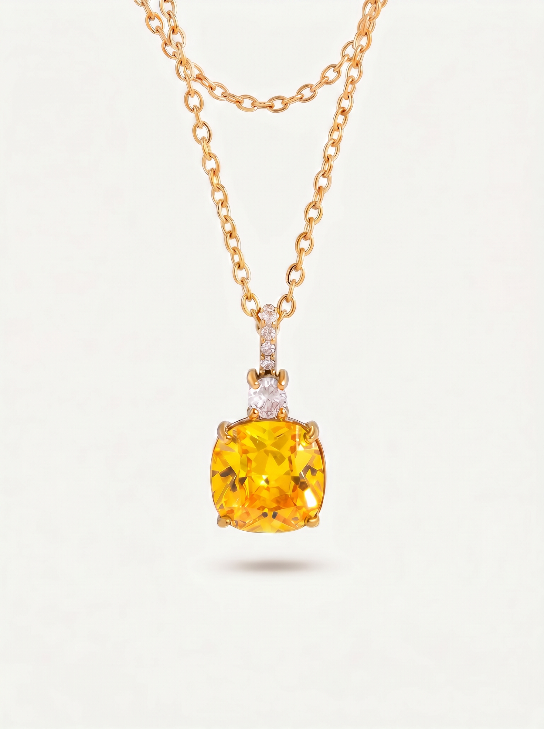 Prisma — 18K Coloured Zirconia Pendant Necklace