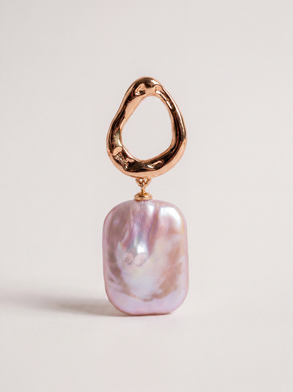 Nacre — 14K Baroque Pearl Drop Earrings