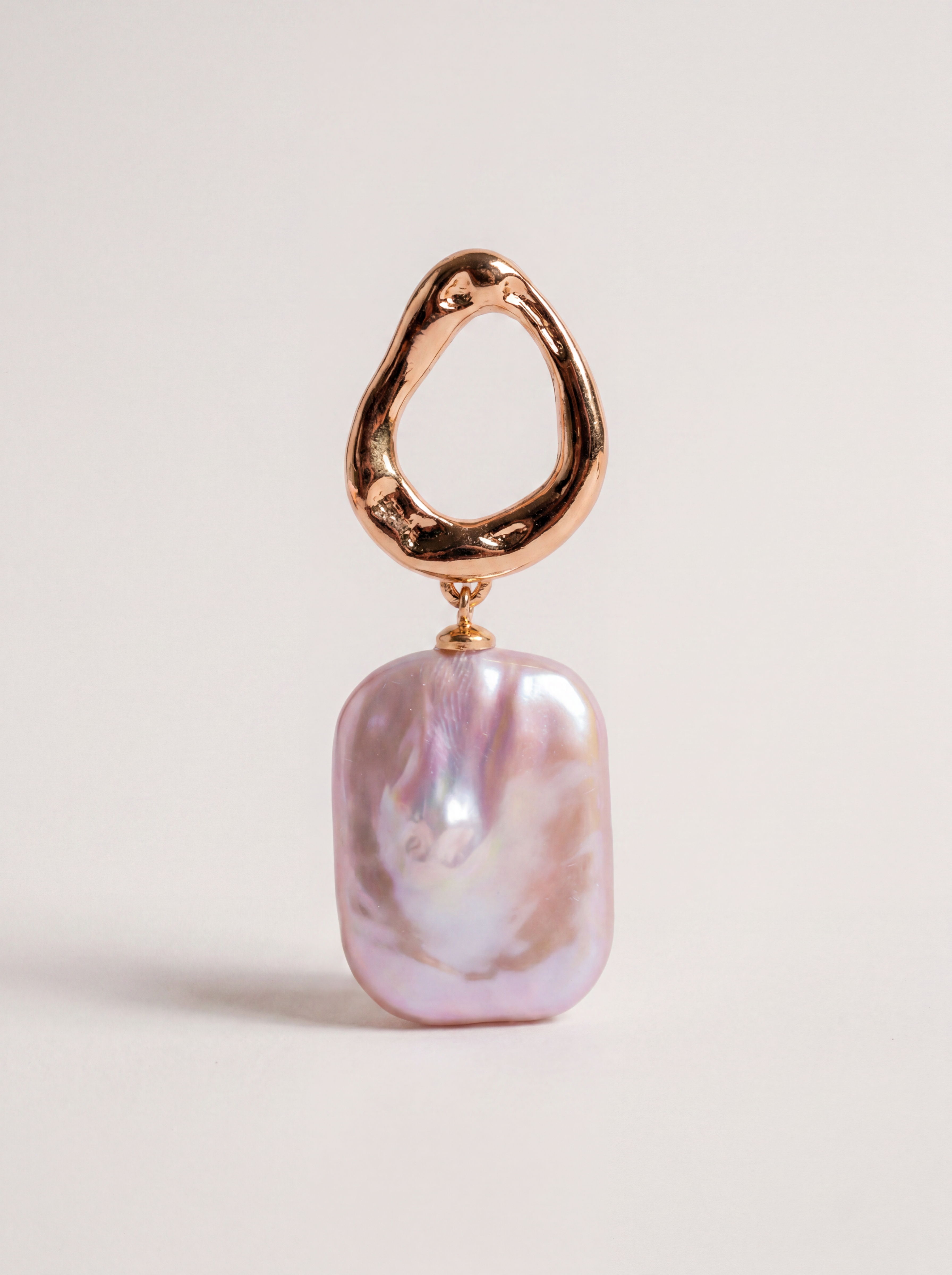 Nacre — 14K Baroque Pearl Drop Earrings