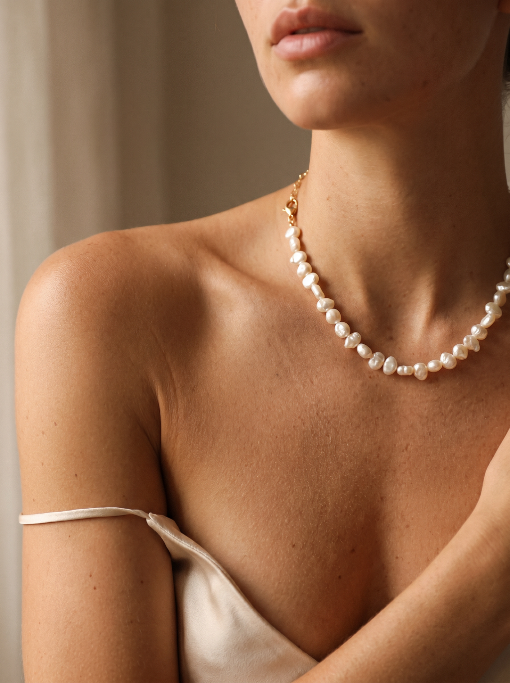 Brume — Baroque Freshwater Pearl Necklace