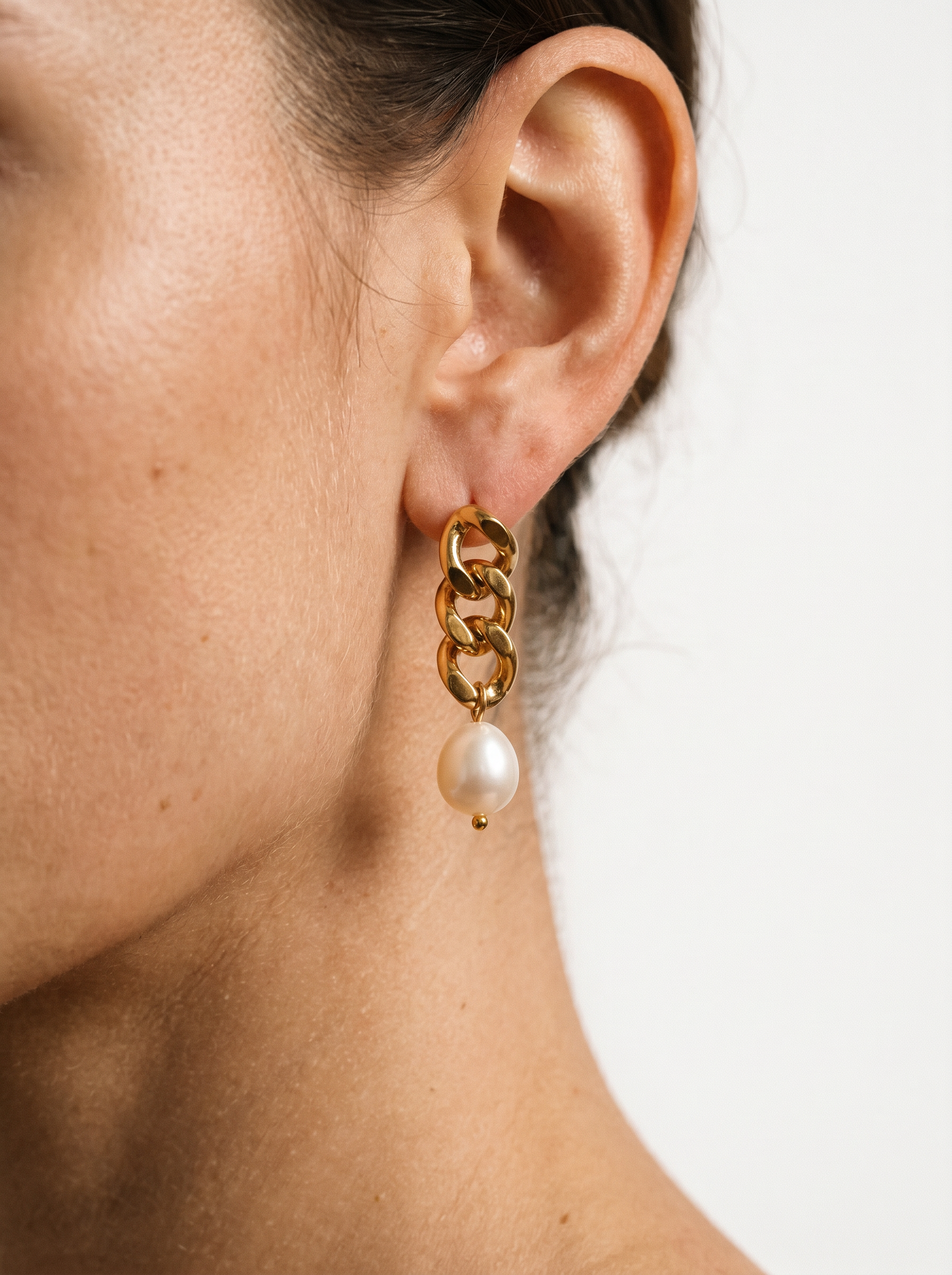 Ondine — Baroque Pearl Drop Earrings
