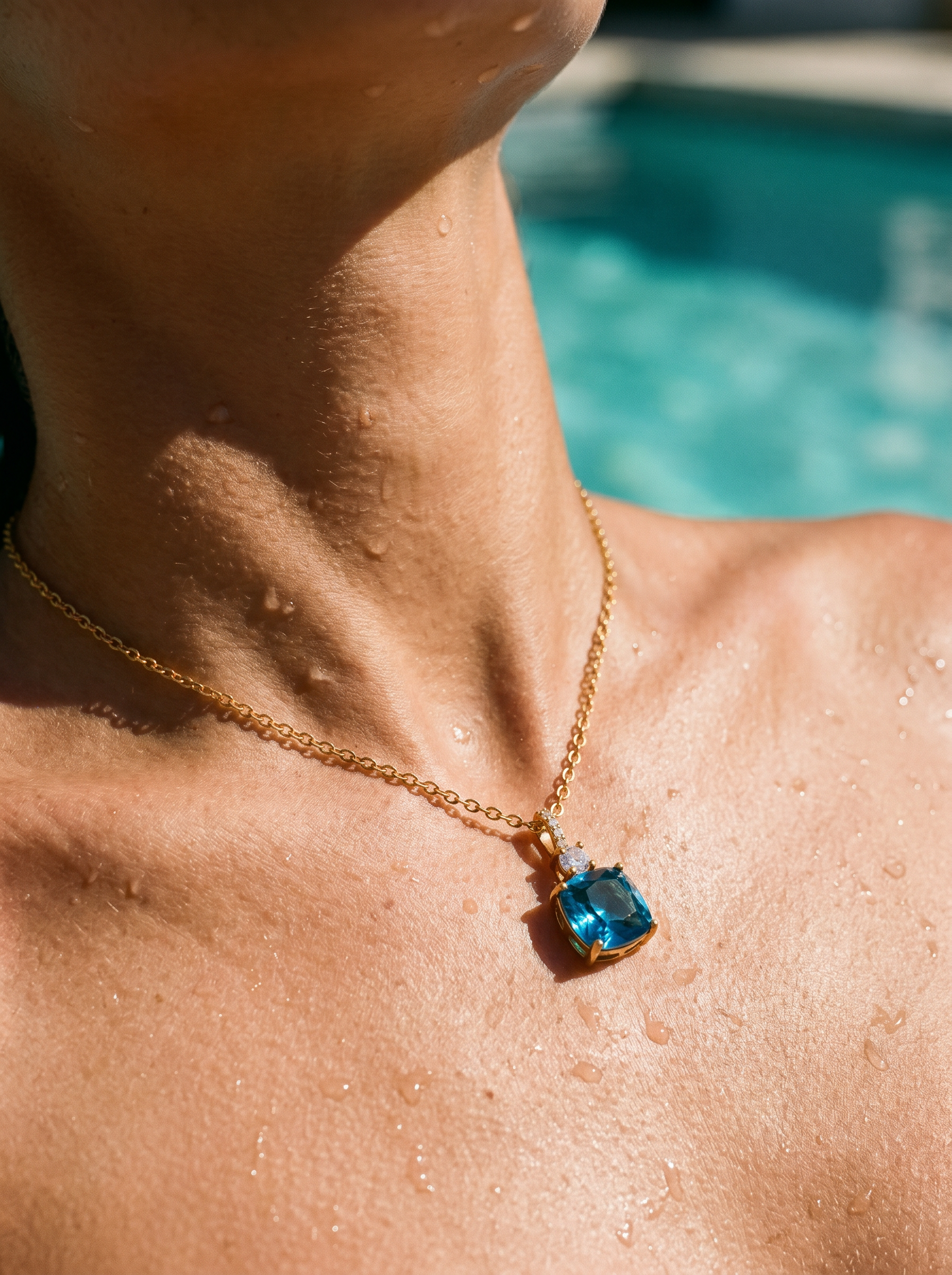 Prisma — 18K Coloured Zirconia Pendant Necklace