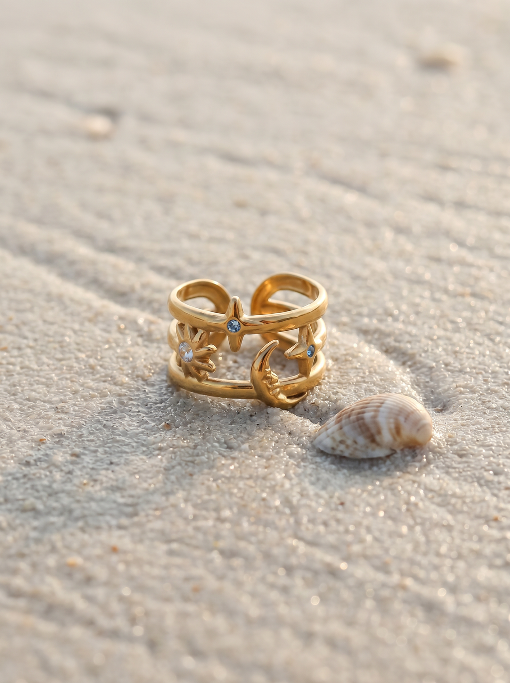 Vega — 18K Ocean Ring Collection