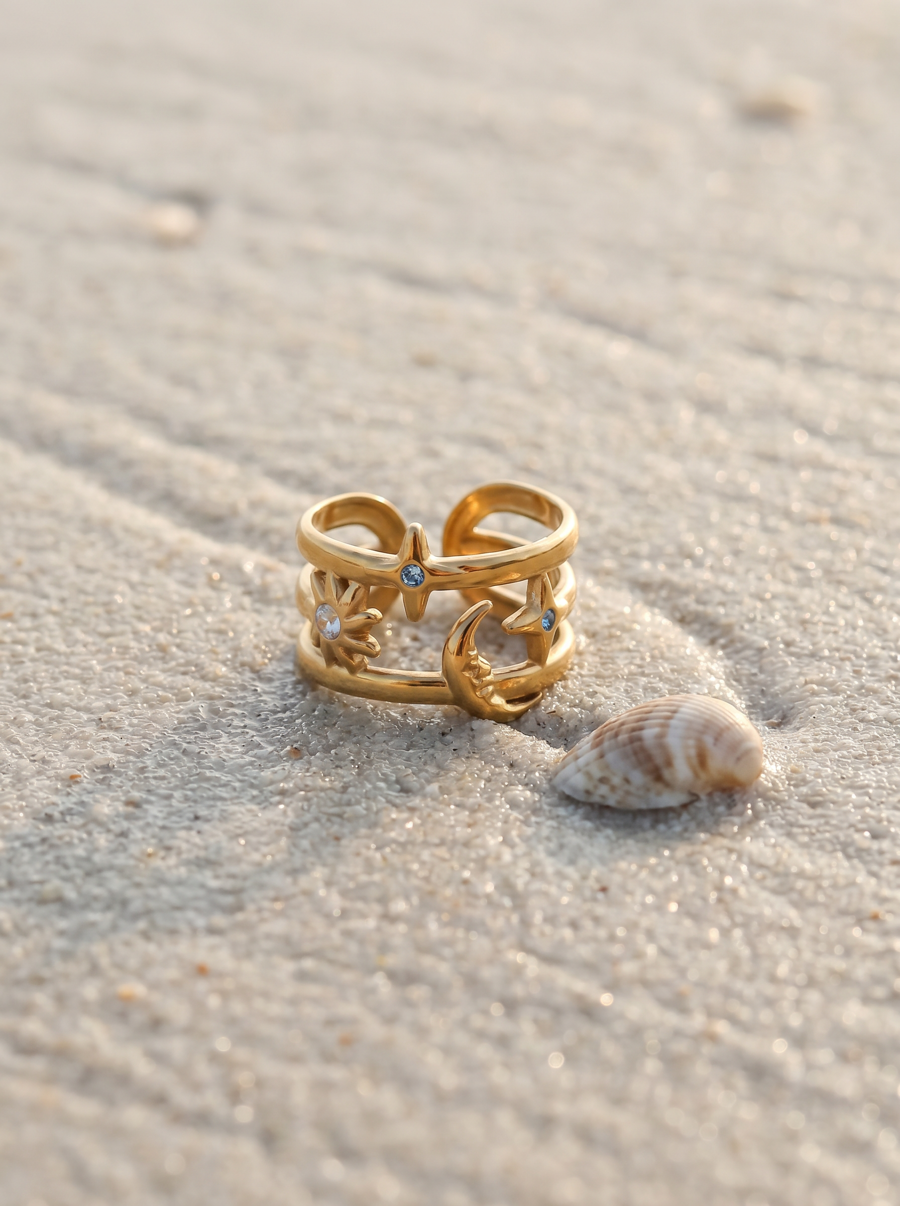 Vega — 18K Ocean Ring Collection