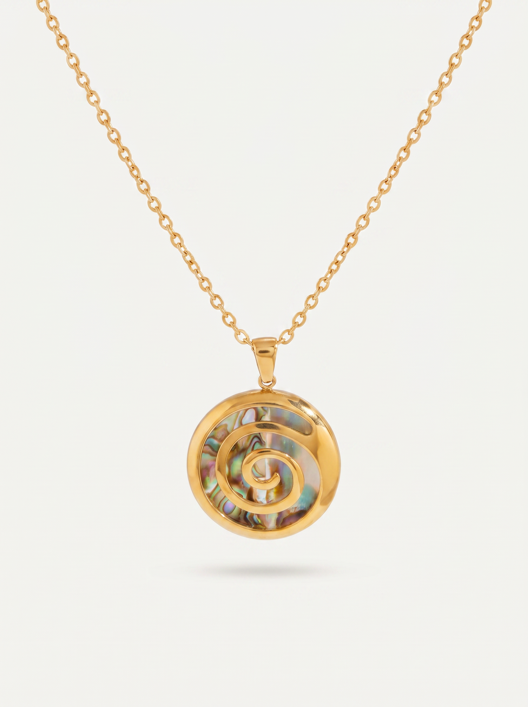 Nacelle — 18K Abalone Shell Pendant Necklace
