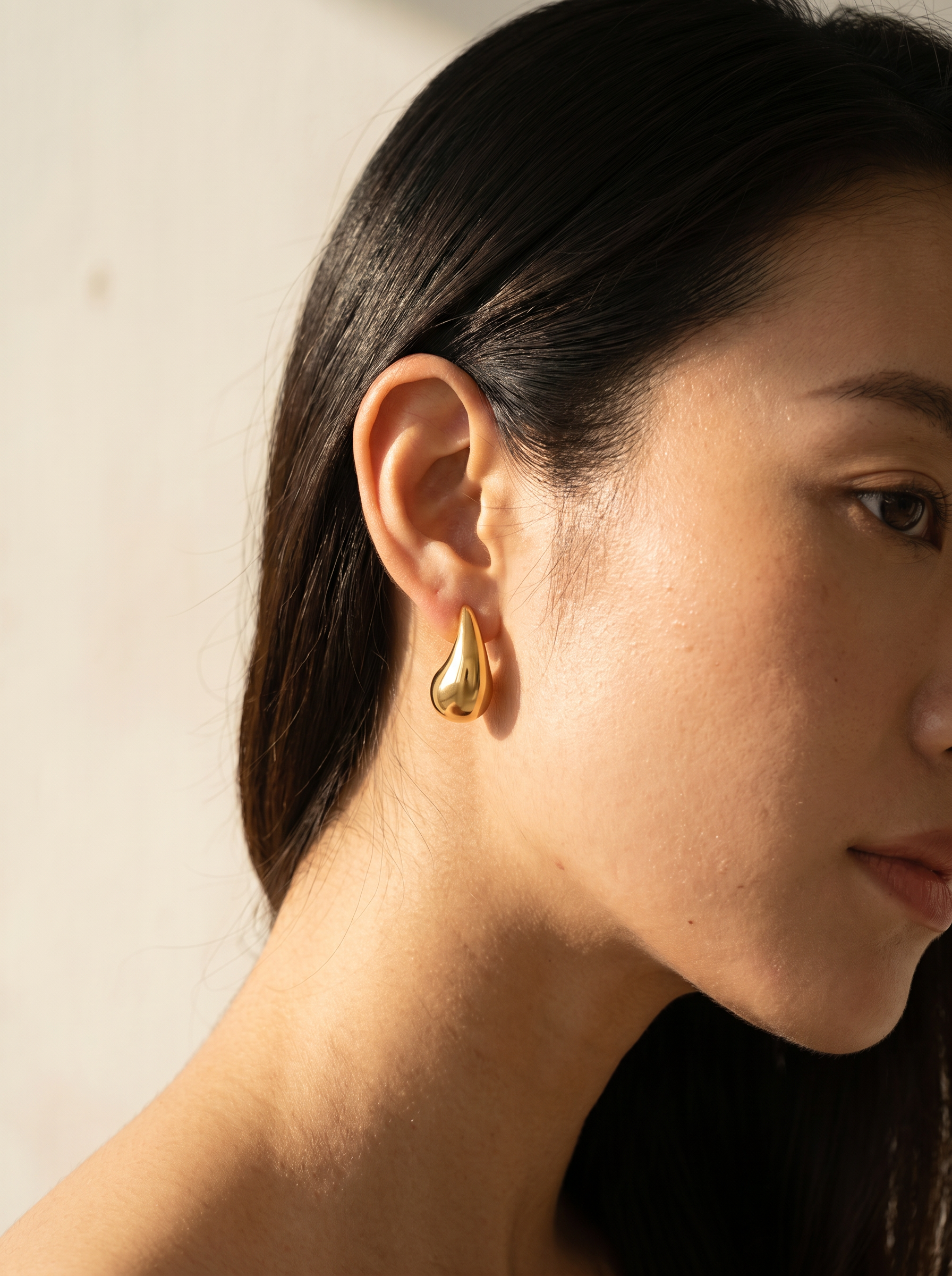 Lune — 18K Teardrop Earrings