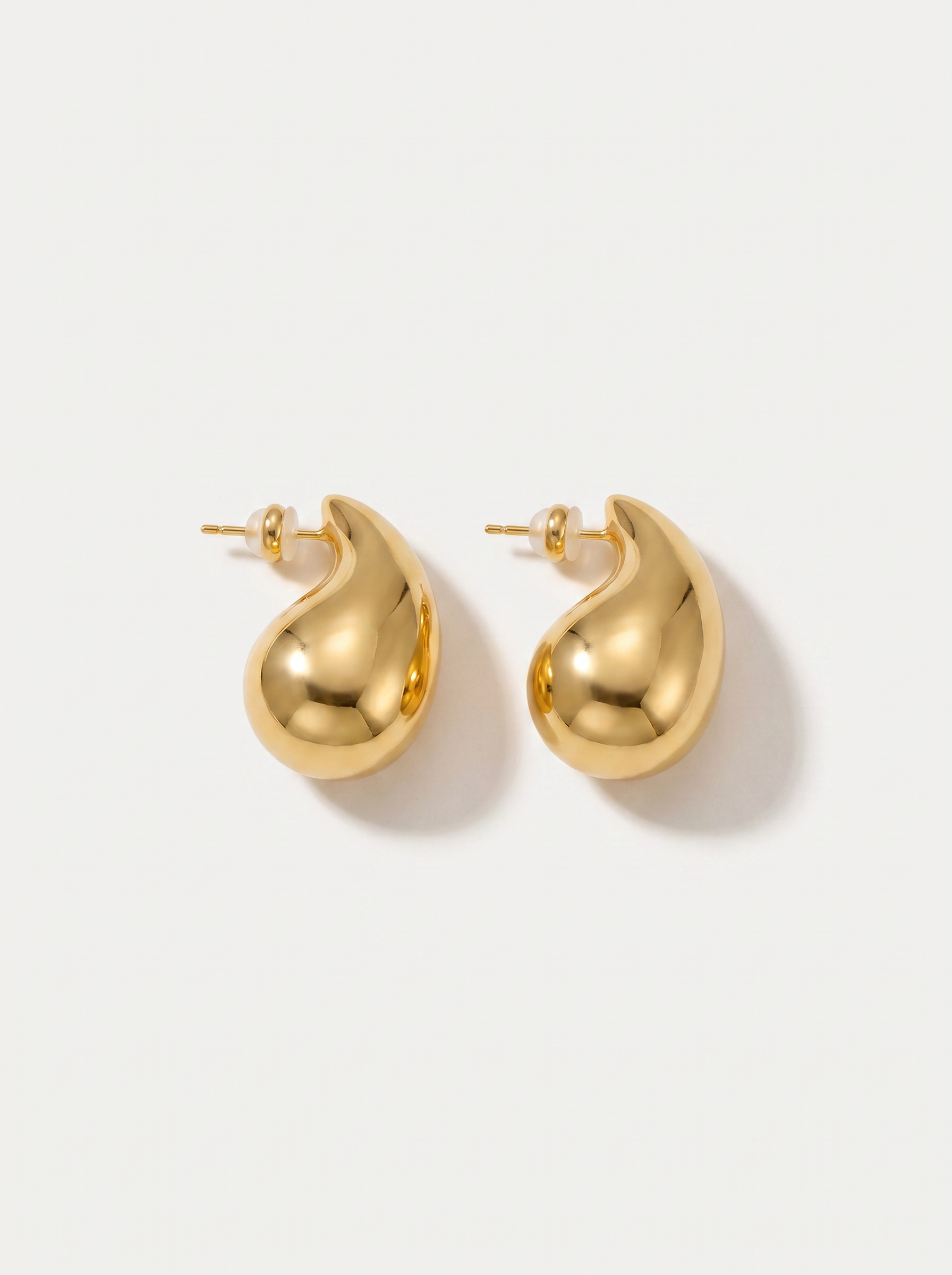 Lune — 18K Teardrop Earrings