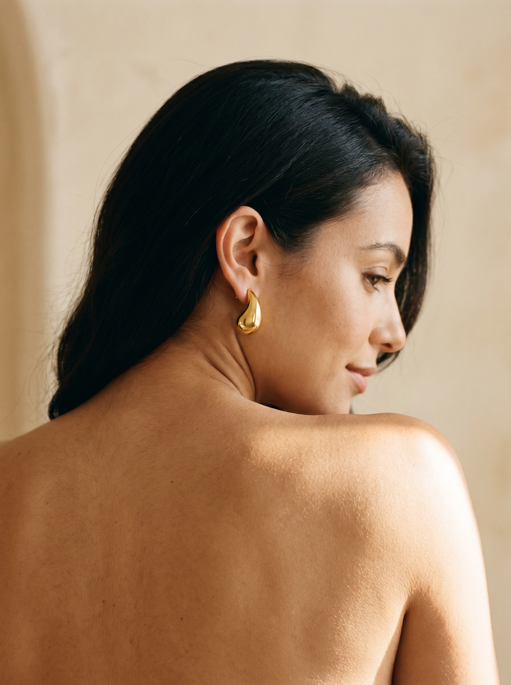 Lune — 18K Teardrop Earrings