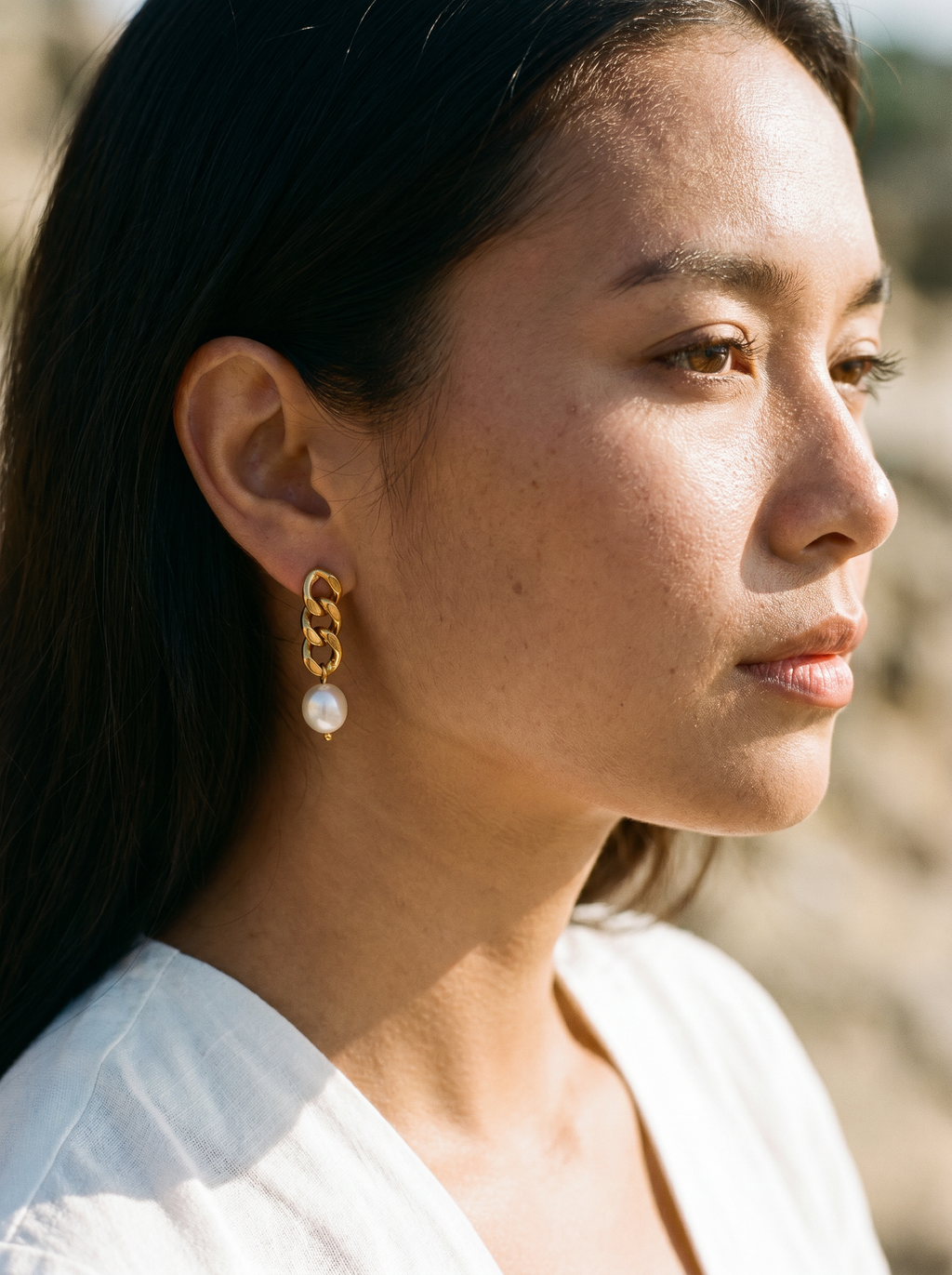 Ondine — Baroque Pearl Drop Earrings