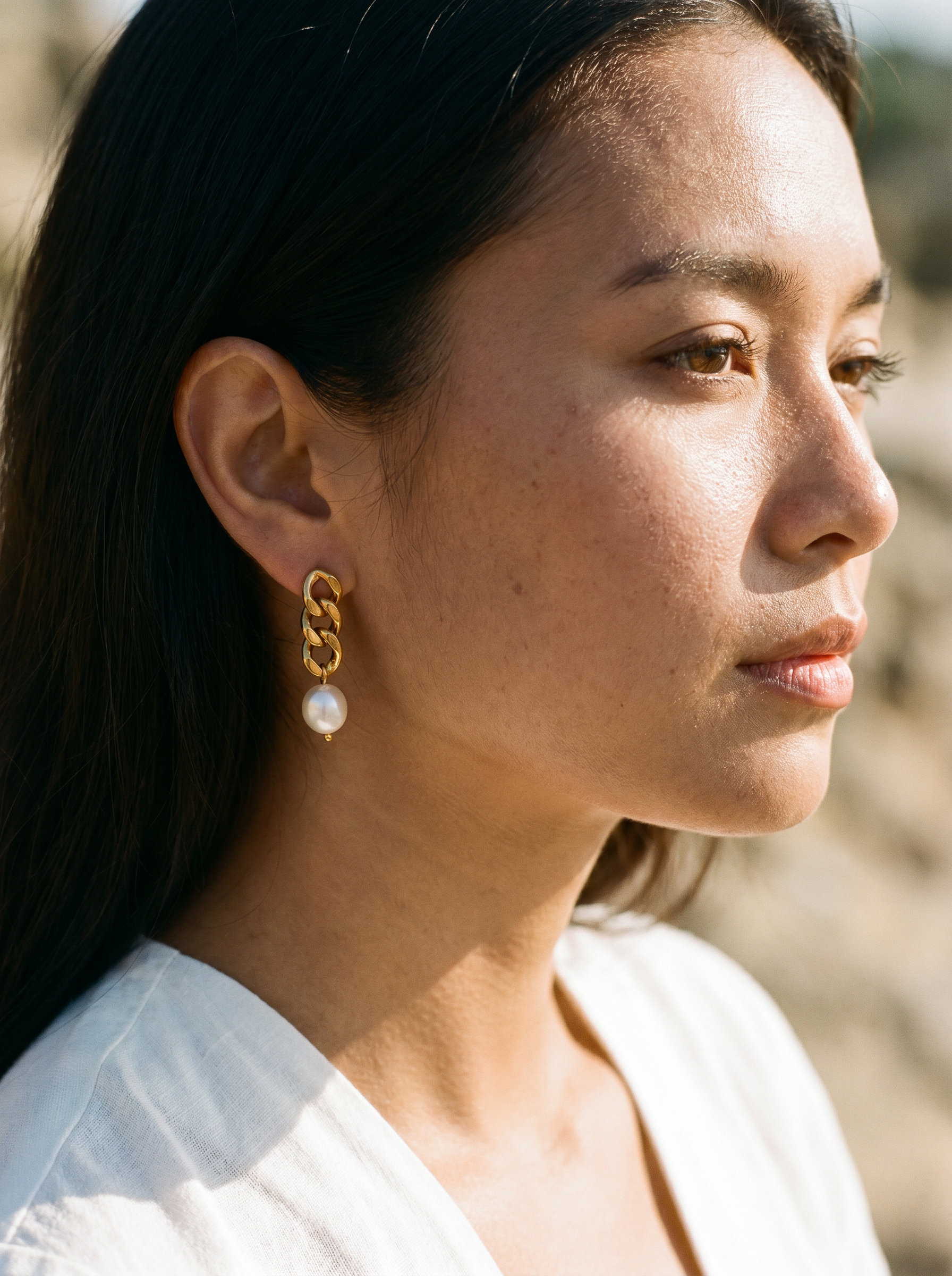 Ondine — Baroque Pearl Drop Earrings