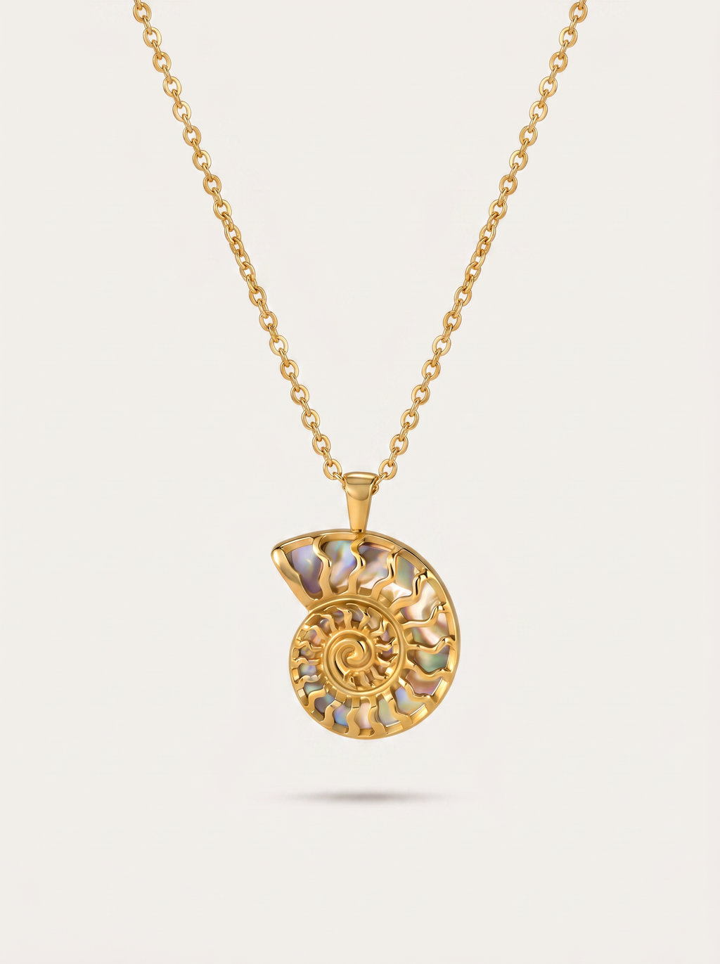 Nacelle — 18K Abalone Shell Pendant Necklace