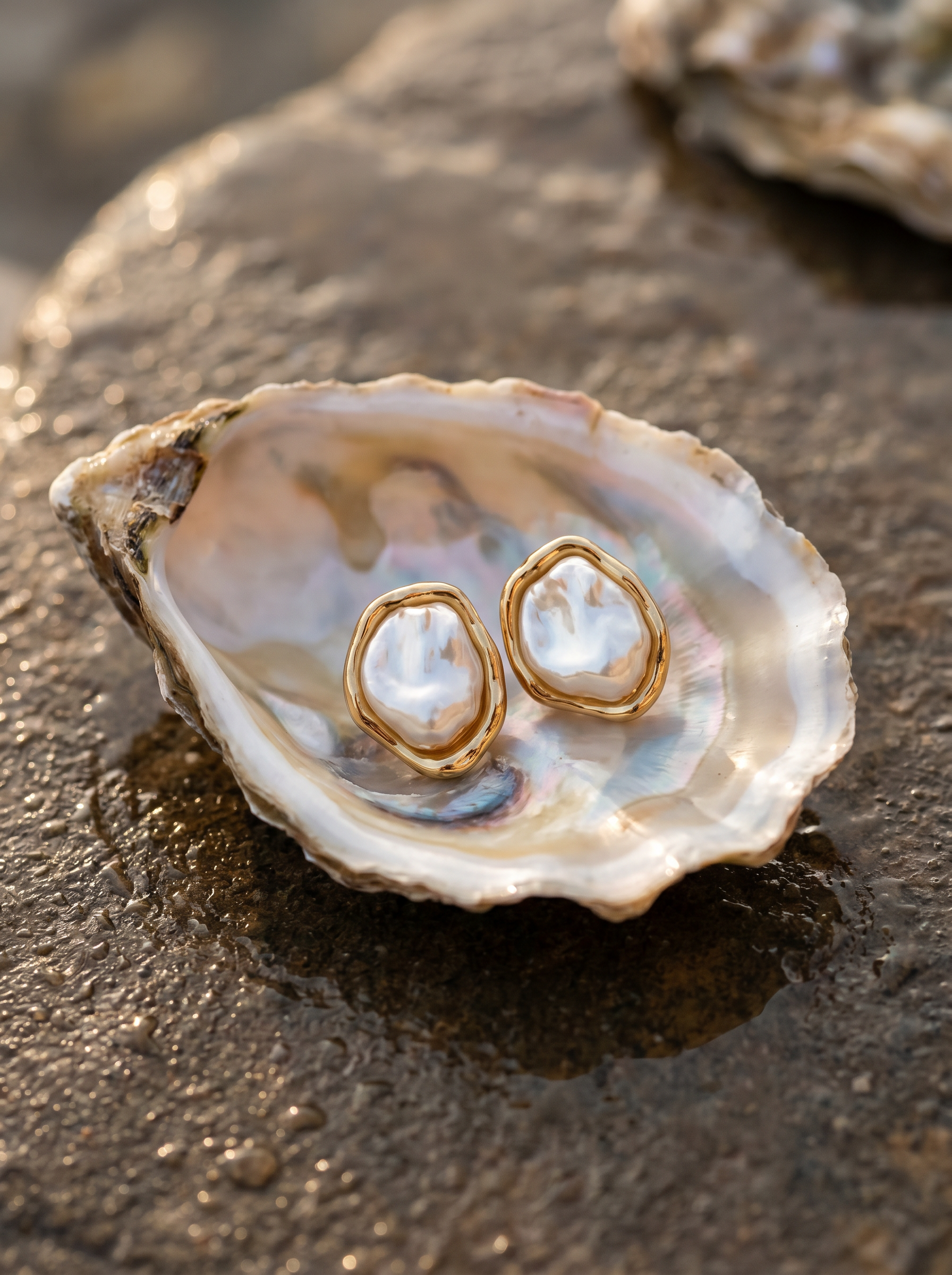 Perla — Baroque Pearl Studs