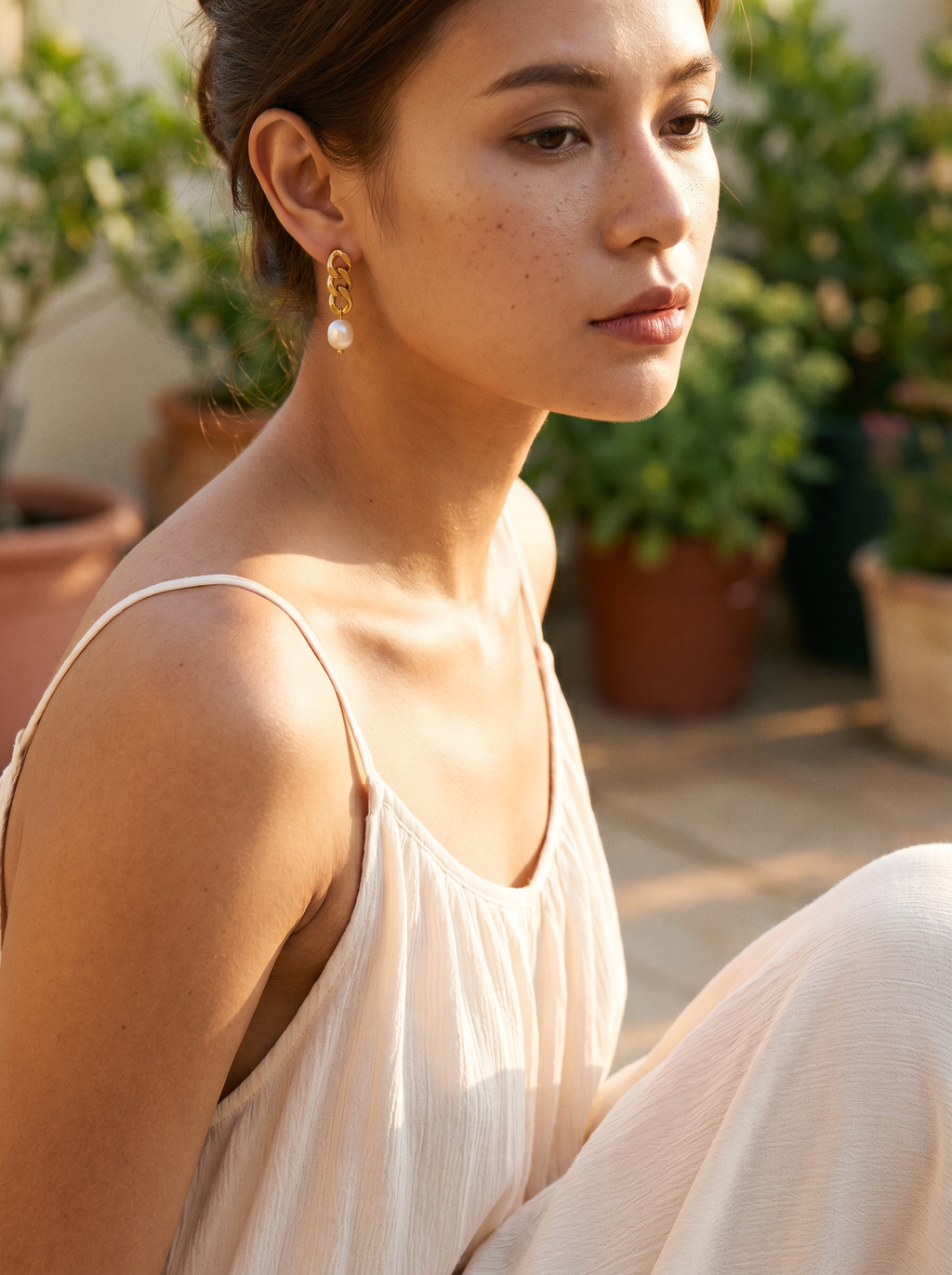 Ondine — Baroque Pearl Drop Earrings