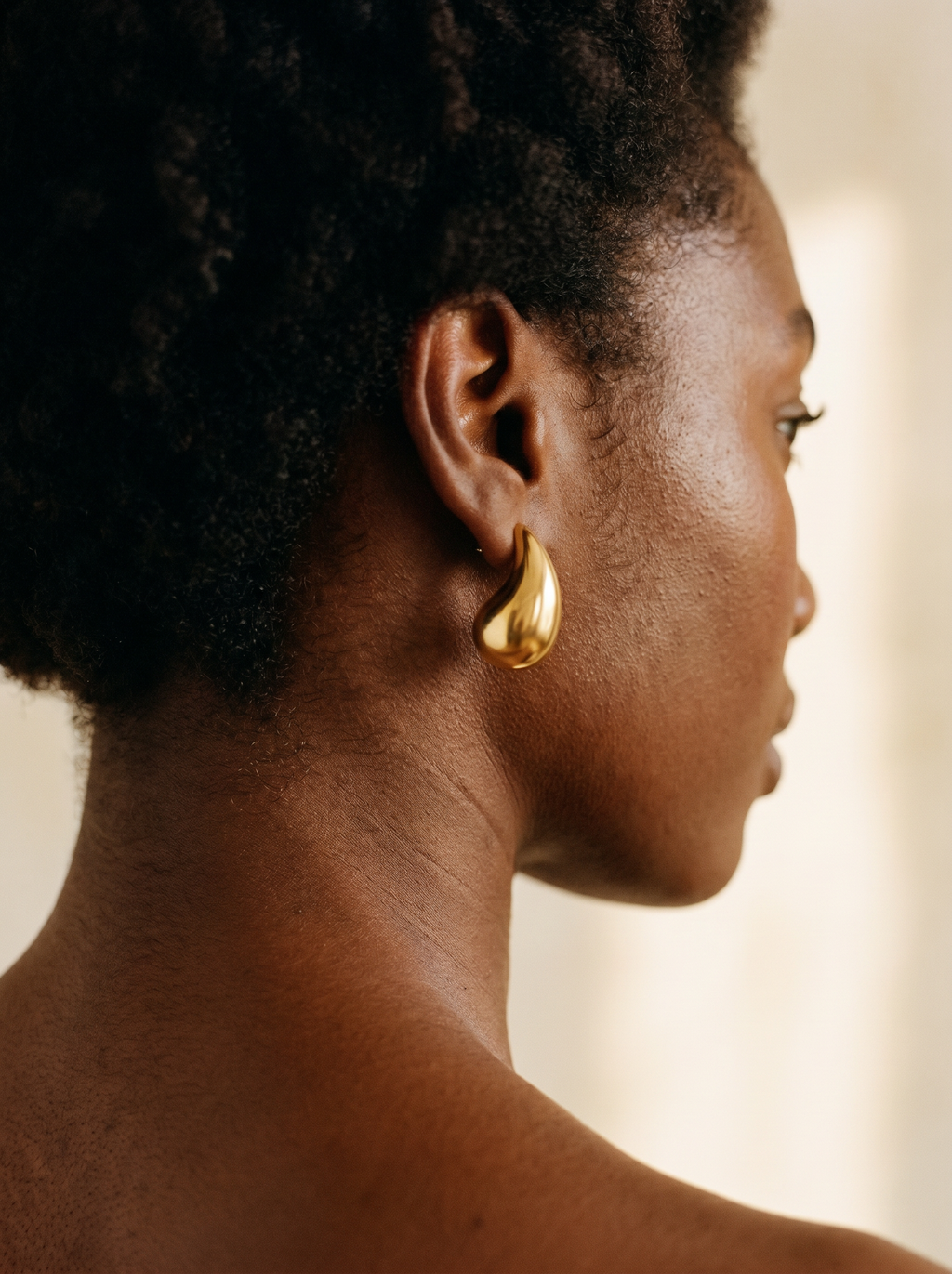 Lune — 18K Teardrop Earrings
