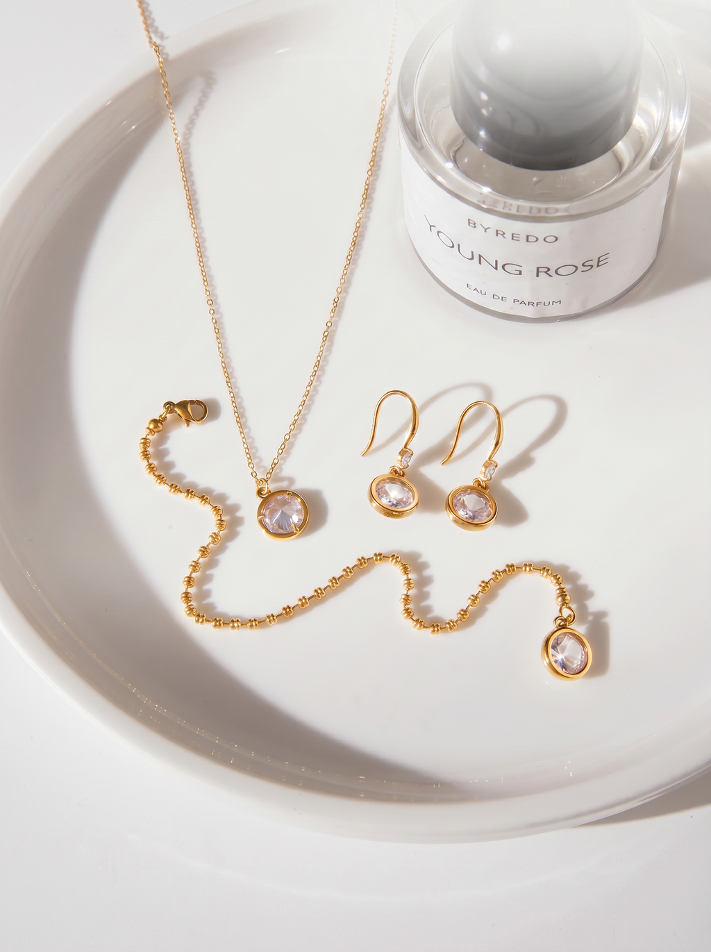 Trésors — 18K CZ Jewellery Set