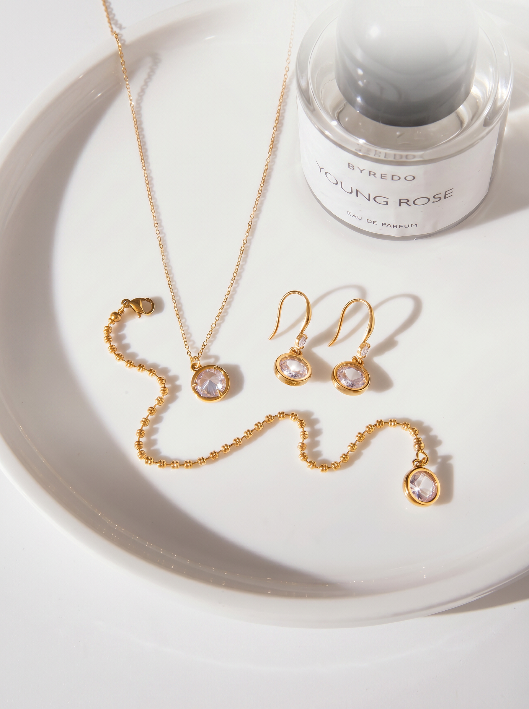 Trésors — 18K CZ Jewellery Set