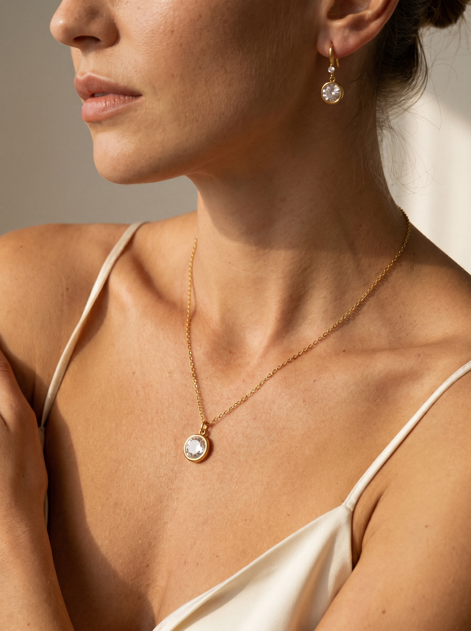 Trésors — 18K CZ Jewellery Set