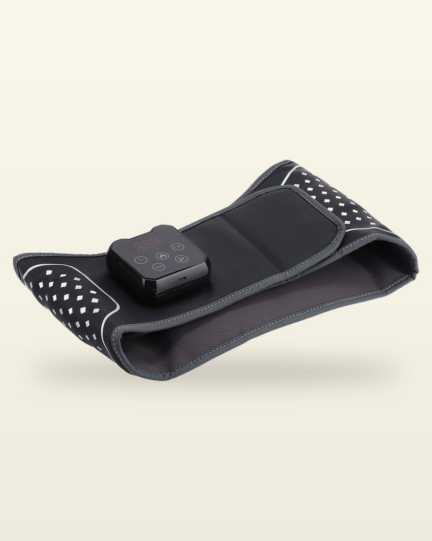 Holtrow Press heated compression back belt, three-quarter view