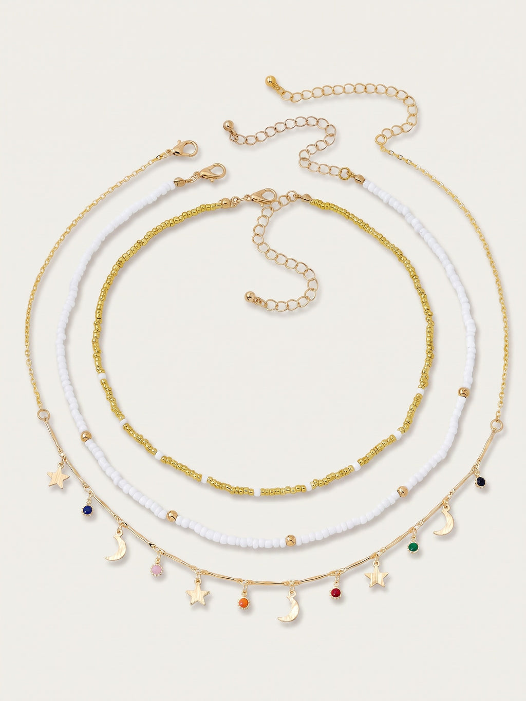 Astral — Pearl Star Moon Layered Set