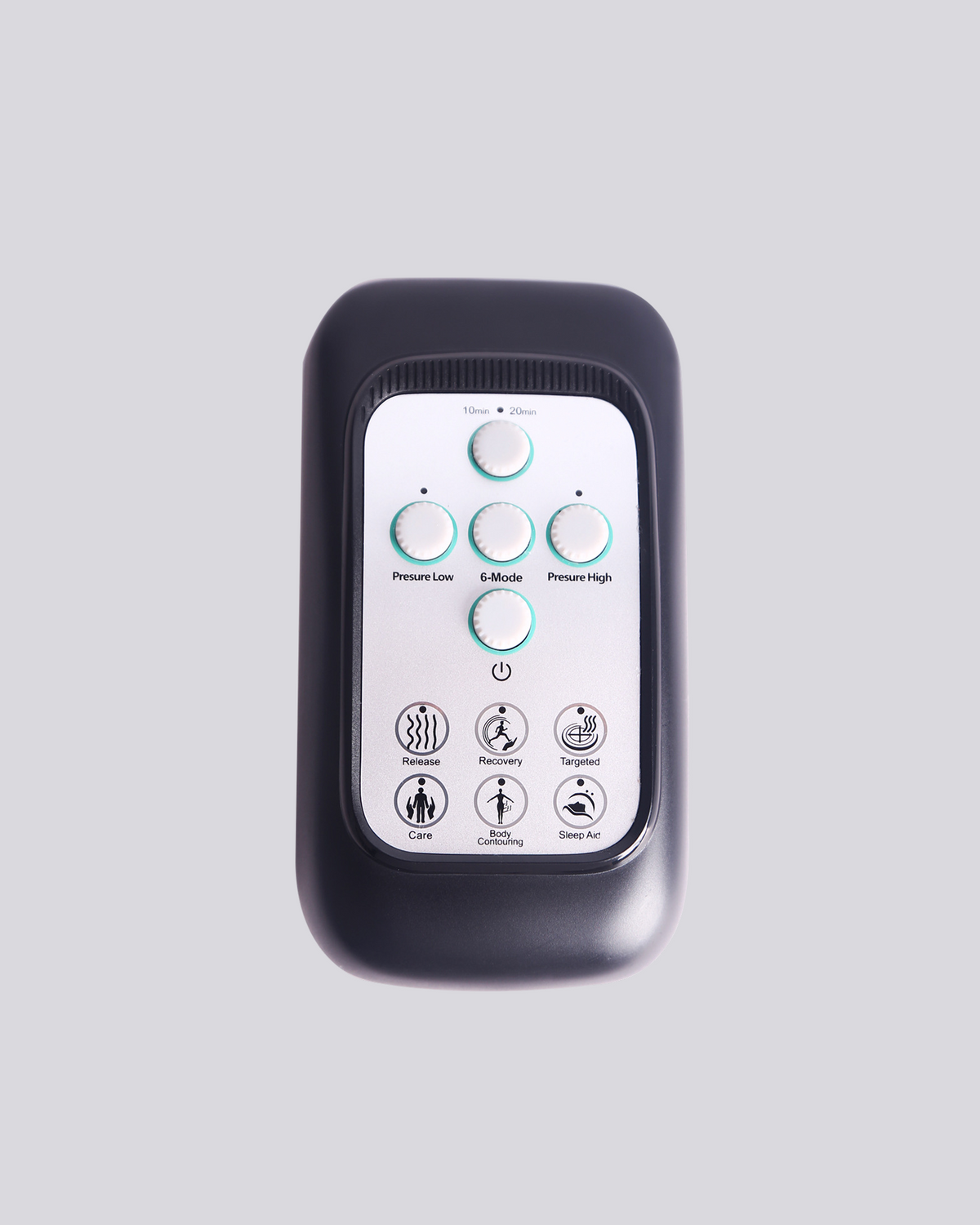 The pod: six programs, three intensities, 10/20-minute timer