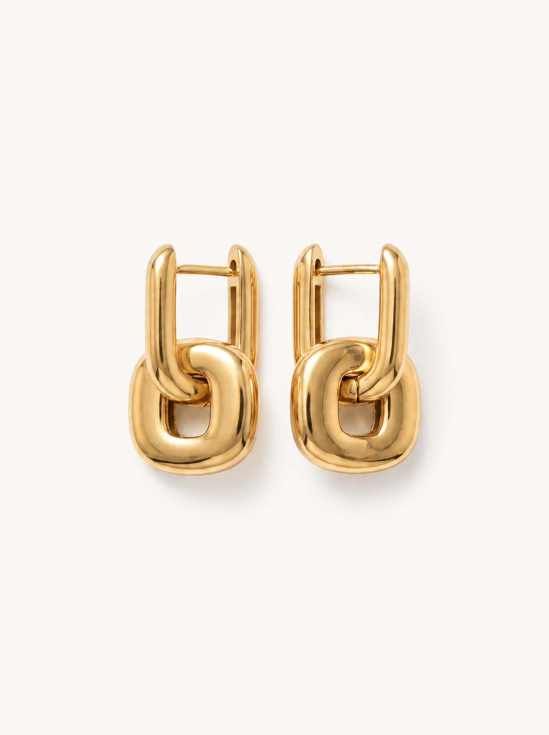 Vela 18K geometric earrings