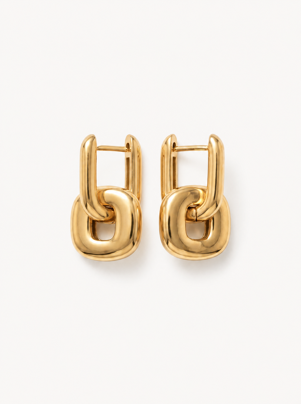 Vela 18K geometric earrings