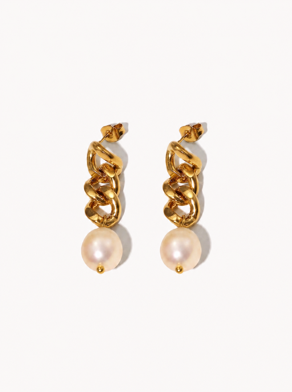 Ondine baroque pearl drop earrings