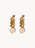 Ondine baroque pearl drop earrings