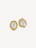 Perla baroque pearl studs