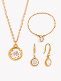 Tresors 18K CZ jewellery set