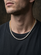 Lustre — 18K Gold CZ Tennis Necklace
