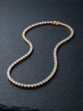 Lustre — 18K Gold CZ Tennis Necklace