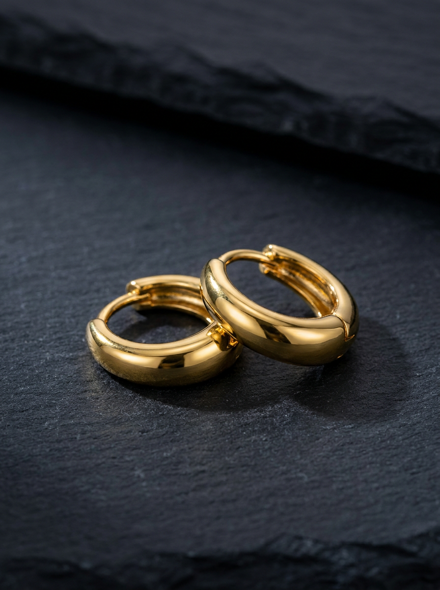 Doré — 18K Gold Hoop Earrings