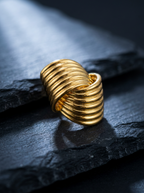 Tribu — 18K Gold Statement Earrings