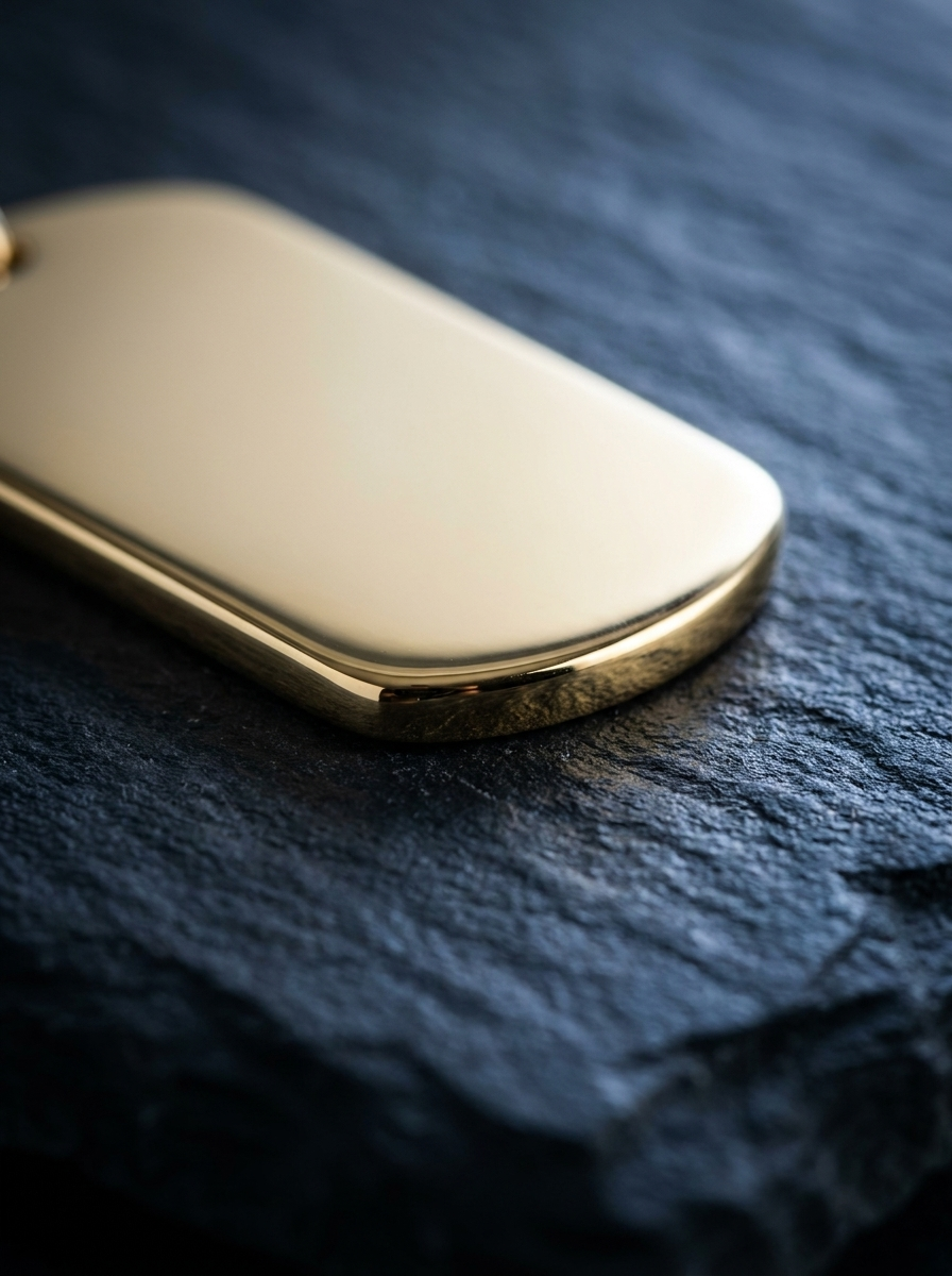Médaille — 18K Gold Tag Necklace