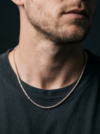 Rosé — 18K Rose Gold Pavé Necklace