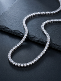 Néige — 18K Pavé Tennis Necklace