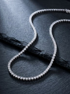 Givre — 18K Mini Pavé Chain Necklace