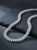 Pixel — 18K Glitch Pavé Necklace