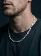 Pixel — 18K Glitch Pavé Necklace