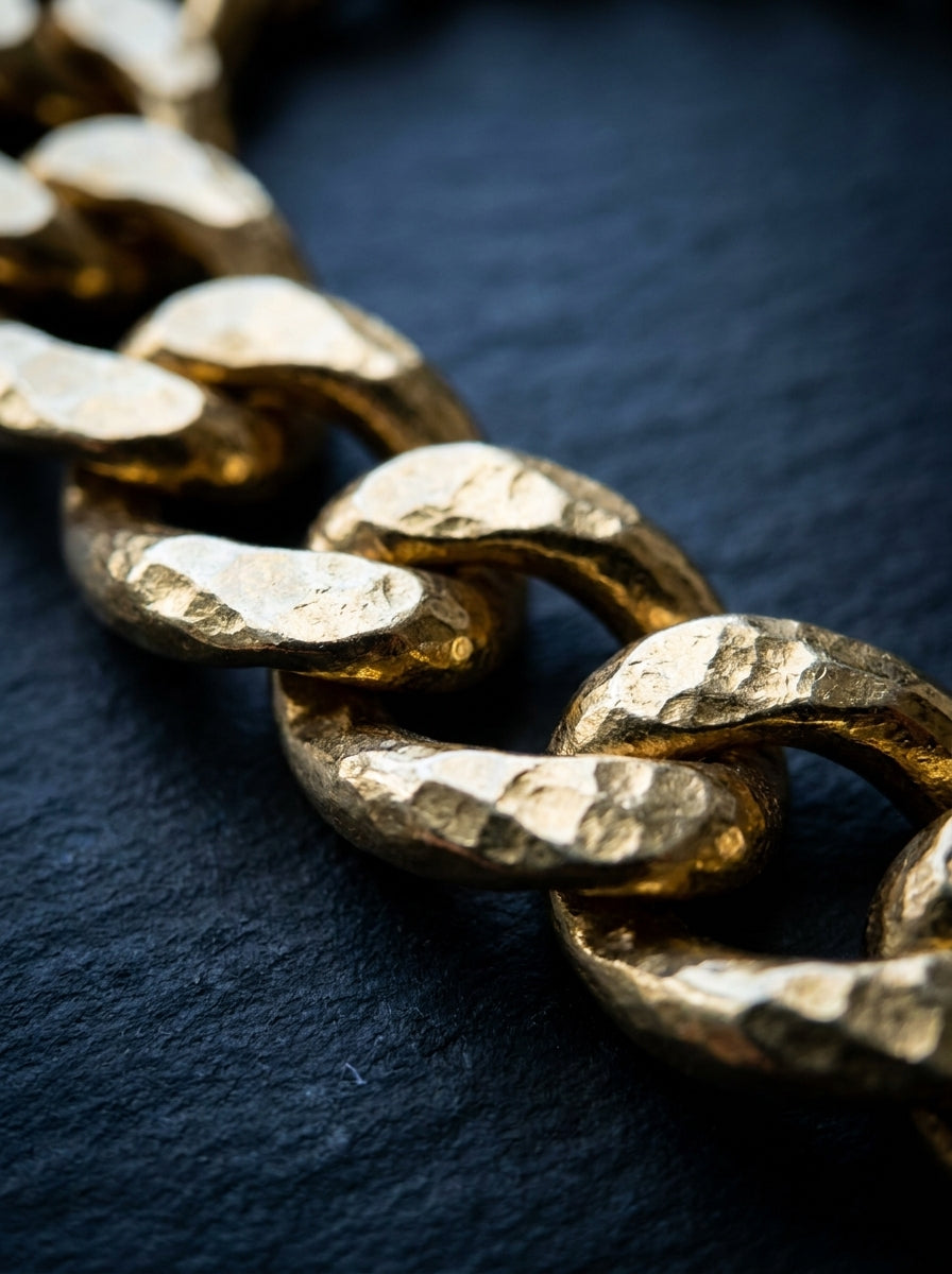 Maille — 18K Hammered Chain Necklace