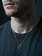 Onyx — 18K Black Clover Necklace