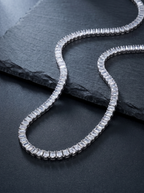 Baguette — 18K Baguette Tennis Necklace